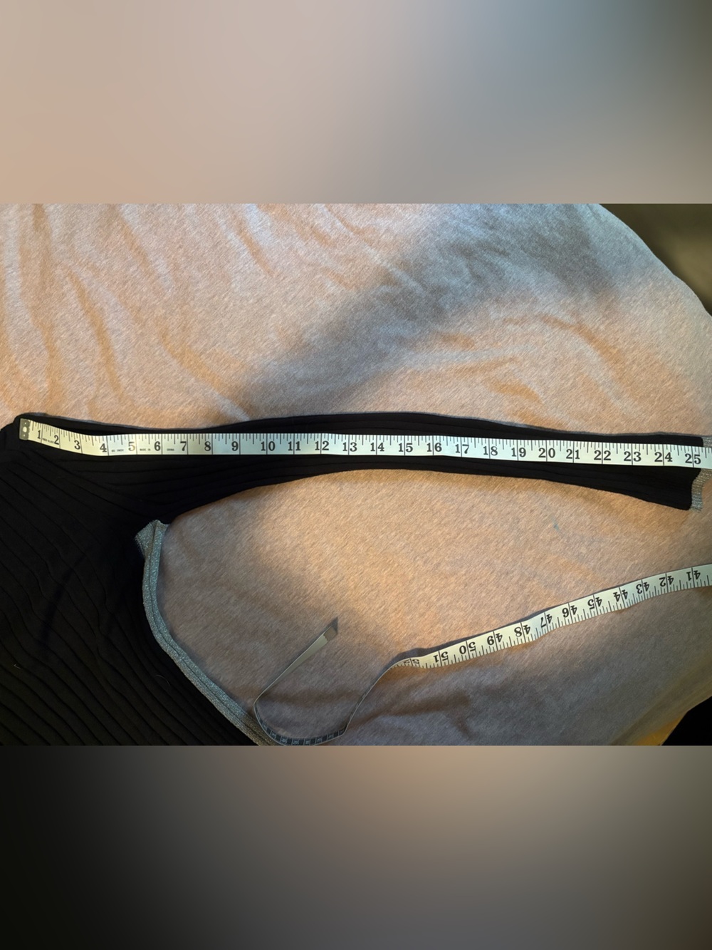 Boden Black Ribbed Turtleneck Sweater with Silver Trim - Picture 7 of 7
